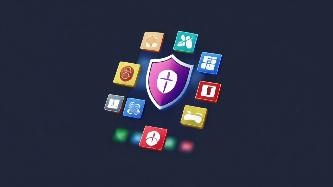 Imagem de um smartphone protegido por um aplicativo antivírus gratuito.