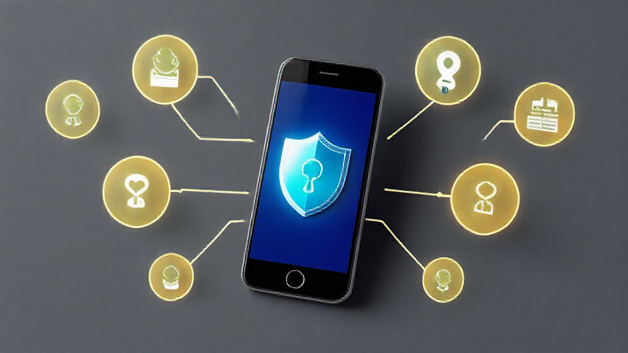 Imagem de celular com aplicativos antivírus para proteção contra malware.