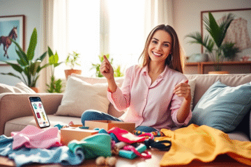 Imagem ilustrativa sobre a função do app da SHEIN que libera produtos para os usuários testarem.