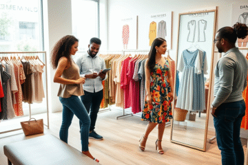 Imagem que ilustra o programa da SHEIN para testar roupas gratuitamente.