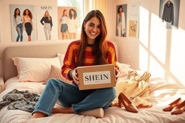 Imagem que ilustra opções de looks grátis disponíveis na SHEIN através do programa de Prova Gratuita.